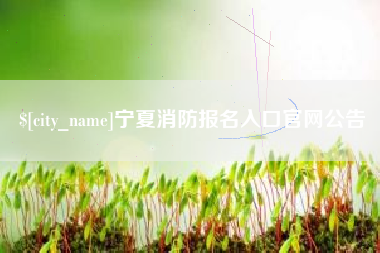 金华宁夏消防报名入口官网公告