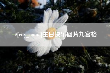 金华生日快乐图片九宫格