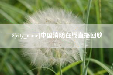 金华中国消防在线直播回放