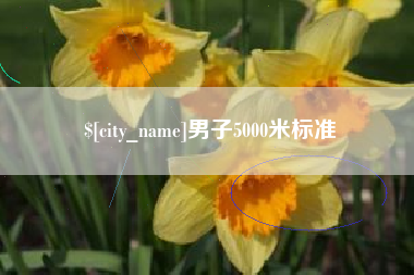 金华男子5000米标准