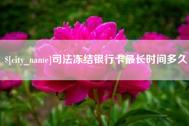 金华司法冻结银行卡最长时间多久