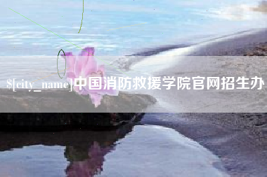 金华中国消防救援学院官网招生办