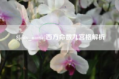 金华西方命数九宫格解析