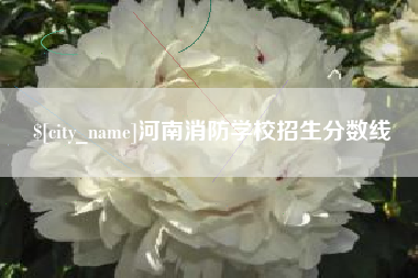 金华河南消防学校招生分数线