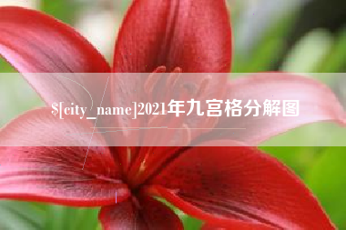 金华2021年九宫格分解图