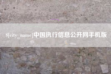 金华中国执行信息公开网手机版
