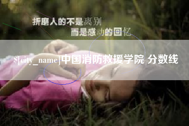 金华中国消防救援学院 分数线