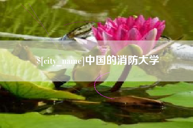 金华中国的消防大学