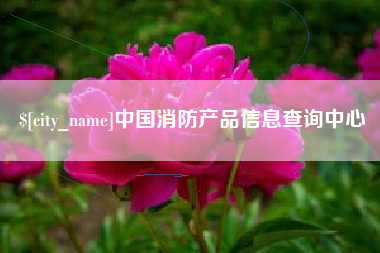 金华中国消防产品信息查询中心
