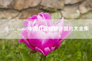 金华中国九宫格数字图片大全集