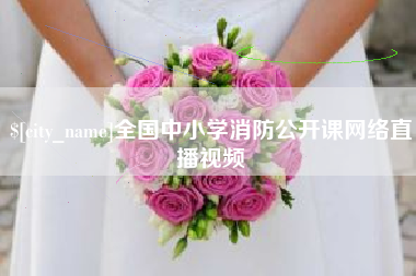 金华全国中小学消防公开课网络直播视频