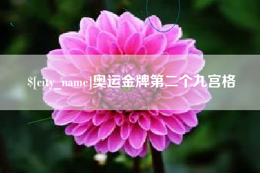 金华奥运金牌第二个九宫格