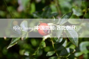 金华中国地图(含比例尺)