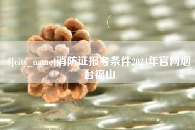 金华消防证报考条件2024年官网烟台福山